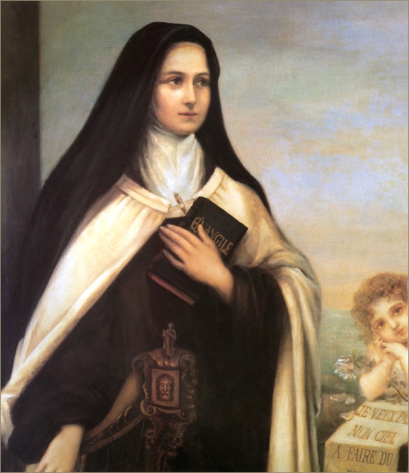 SAINT THERESE WITH ANGEL
