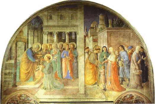 Ordination of St. Stephen the Deacon, by Fra Angelico, 1447-1449
