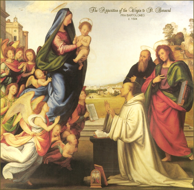 THE VIRGIN APPEARING TO ST. BERNARD