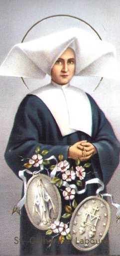 [Saint Catherine Laboure holy card]